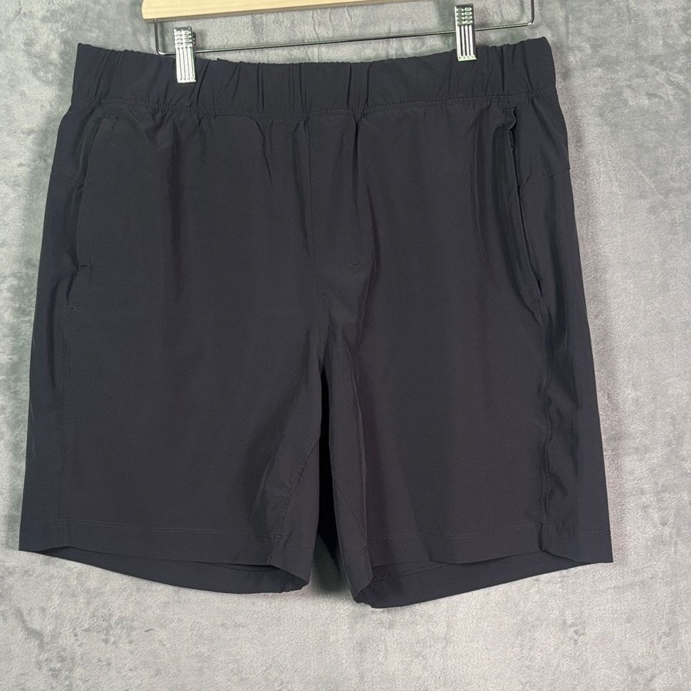 90 Degree by Reflex Mens Charcoal Running Athletic Shorts Size Large